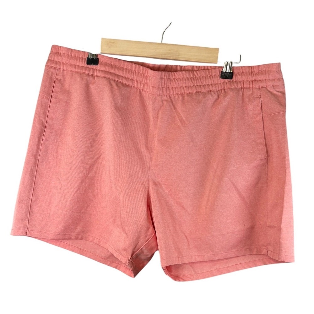 Eddie Bauer Womens Large Coral Pink Heathered Performance Shorts